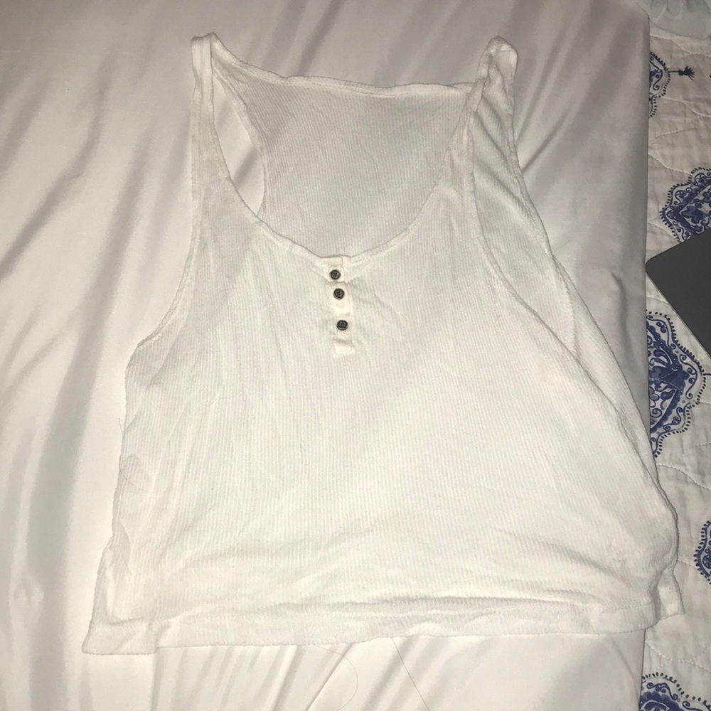 White tank top